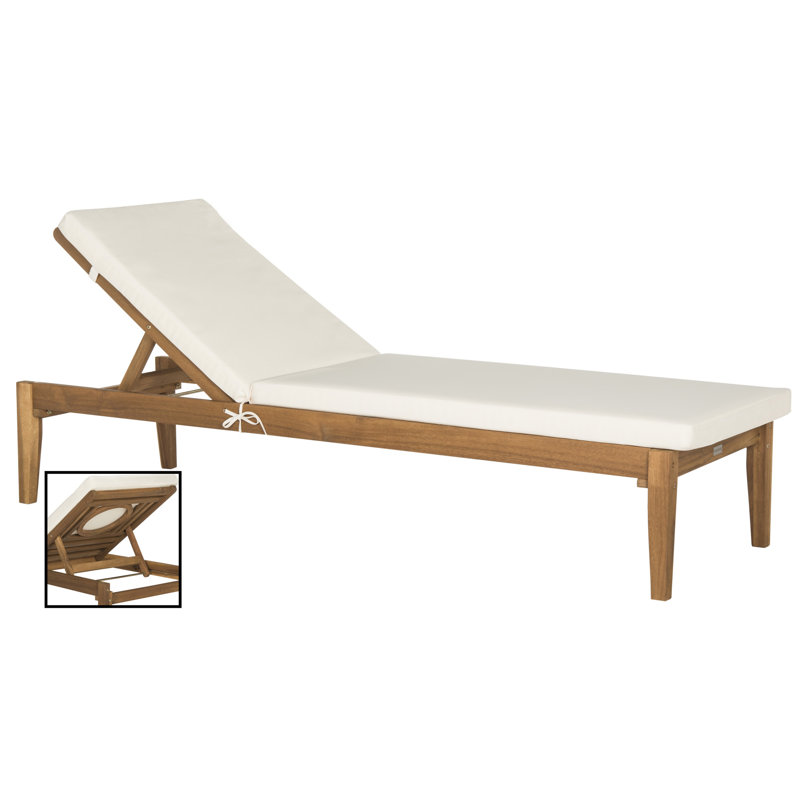 Arwen Outdoor Acacia Chaise Lounge & Reviews AllModern